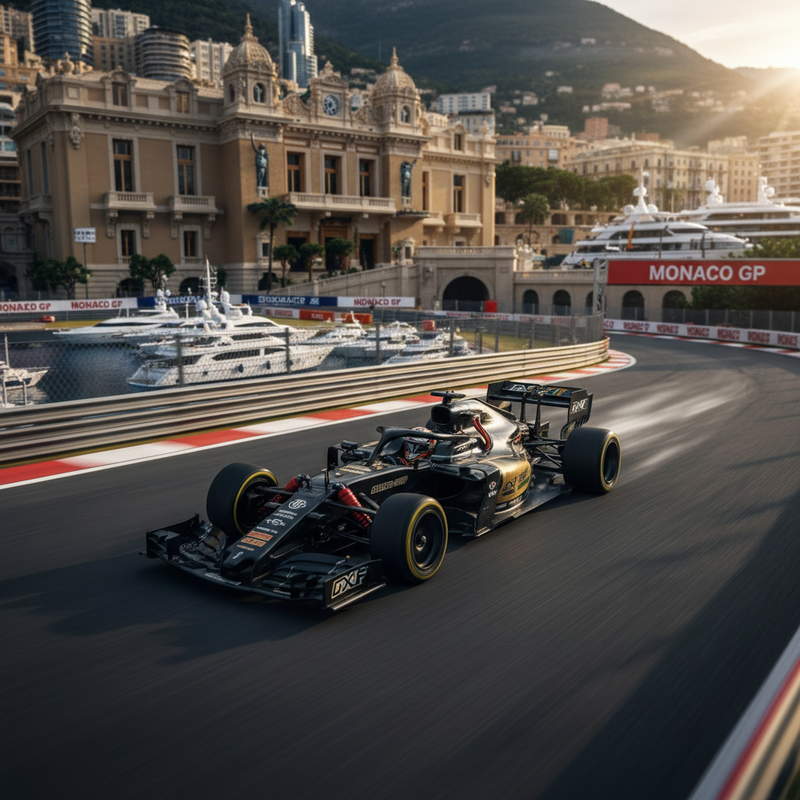摩纳哥F1风格赛车