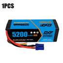 (CA)DXF Lipo Battery 4S 14.8V 5200MAH 80C  lipo Hardcase with  EC5 Plug for Rc 1/8 1/10 Buggy Truck Car Off-Road Drone