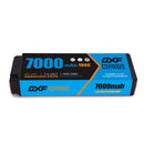 (CN) DXF 2S 7.4V Lipo Battery 100C 7000mAh with 5mm Bullet for RC 1/8 Vehicles Car Truck Tank Truggy Competition Racing Hobby