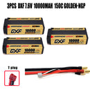 (PL)DXF 5mm 2S 10000mAh 7.6V 150C GOLDEN-NGP Batteria Lipo ad Alta Capacità Hardcase con XT90 Spina per 1:8 Scala RC Auto, Multi-Rotore RC Aeroplano, RC Elicottero, RC Barca