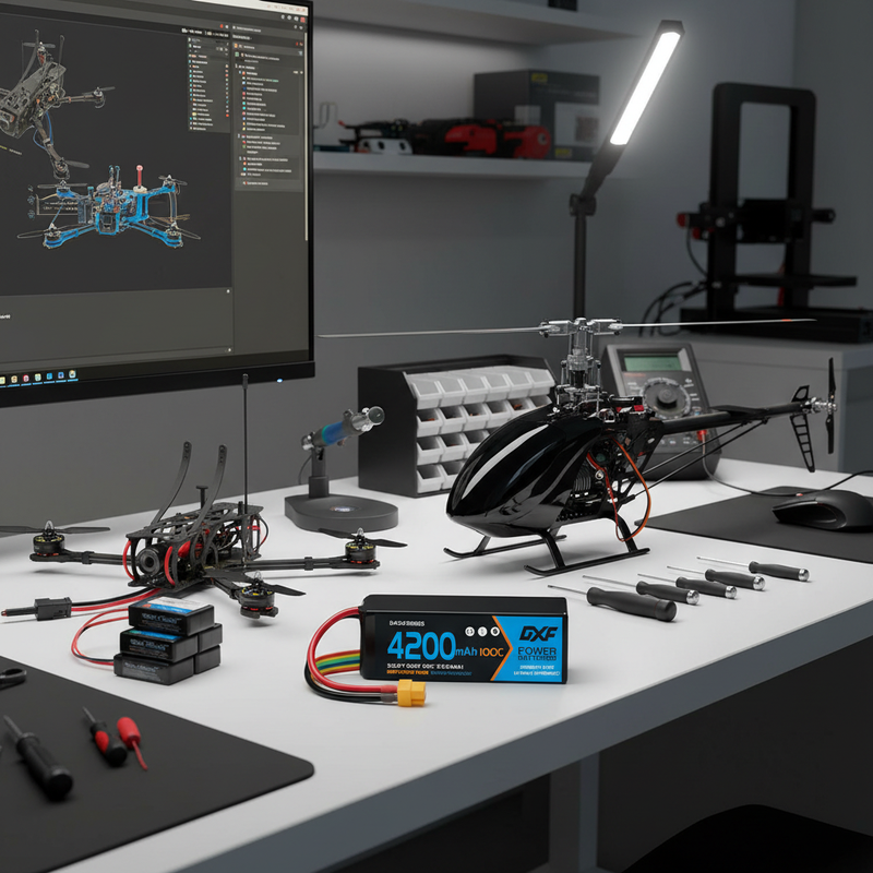 FPV无人机+直升机工作台