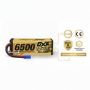 DXF 4S 14.8V 6500mAh 100C Graphene LiPo Battery Hardcase - Gold Series with EC5/XT90 for RC Cars & Drones