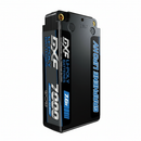 DXF LiPo Battery 2S2P HV 7.6V 7000mAh 140C Graphene Gray with 5mm Bullet / EC5 / T / TRX / XT60 / XT90 / XT150 / Q8s Plug for RC 1/10 1/8 Scale Car Racing