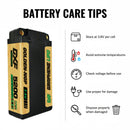 DXF 2S Shorty Lipo Battery 7.4V 140C 5200mAh 5mm T Plug Hardcase - 1-6 Pack Options Available