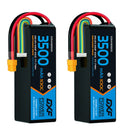 DXF Lipo Battery 6S 22.2V 3500mAh 100C GoldSeries Graphene Softcase with EC5 / T / TRX / XT60 / XT90 / XT150 / Q8s Plug for RC 1/8 1/10 Buggy Truck Car Off-Road Drone