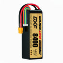 DXF LiPo Battery 6S 22.2V 8400mAh 140C Graphene Softcase with EC5 / T / TRX / XT60 / XT90 / XT150 / Q8s Plug for RC 1/8 1/10 Buggy Truck Car Off-Road Drone