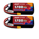 DXF 1700mAh 4S 60C 15.2V Lipo Battery Pack for FPV LiPo Battery
