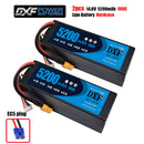 (CN)DXF 4S 5200 mAh 14.8V 100C Batteria Lipo ad Alta Capacità Hardcase con XT90 Spina per 1:8 Scala RC Auto, Multi-Rotore RC Aeroplano, RC Elicottero, RC Barca