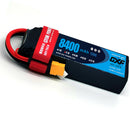 (CN)DXF 3S Lipo Battery 11.1V 120C 8400mAh Soft Case Battery with EC5 XT90 Connector for Car Truck Tank RC Buggy Truggy Racing Hobby
