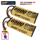 (CN)DXF High Voltage 4S 6500 mAh 15.2 V 140C Batteria Lipo ad Alta Capacità Hardcase con XT90 Spina per 1:8 Scala RC Auto, Multi-Rotore RC Aeroplano, RC Elicottero, RC Barca