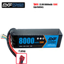 (CN)DXF 6S Lipo Battery 22.8V 130C 8000mAh Soft Case Battery with EC5 XT90 Connector for Car Truck Tank RC Buggy Truggy Racing Hobby