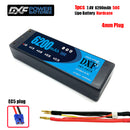 (CN)DXF 4mm 2S 6200mAh 7.4V 100C Batteria Lipo ad Alta Capacità Hardcase con XT90 Spina per 1:8 Scala RC Auto, Multi-Rotore RC Aeroplano, RC Elicottero, RC Barca