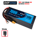 (CN)DXF 4S 7000 mAh 14.8 V 60C Batteria Lipo ad Alta Capacità Hardcase con XT90 Spina per 1:8 Scala RC Auto, Multi-Rotore RC Aeroplano, RC Elicottero, RC Barca