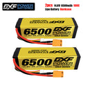(CN)DXF 4S 6500 mAh 14.8V 100C Batteria Lipo ad Alta Capacità Hardcase con XT90 Spina per 1:8 Scala RC Auto, Multi-Rotore RC Aeroplano, RC Elicottero, RC Barca