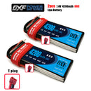 (CN)DXF 2S Lipo Battery 7.4V 60C 4200mAh Soft Case Battery with EC5 XT90 Connector for Car Truck Tank RC Buggy Truggy Racing Hobby