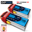 (CN)DXF 3S Lipo Battery 11.1V 100C10000mAh Soft Case Battery with EC5 XT90 Connector for Car Truck Tank RC Buggy Truggy Racing Hobby