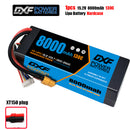 (CN)DXF High Voltage 4S 8000 mAh 15.2V 130C Batteria Lipo ad Alta Capacità Hardcase con XT90 Spina per 1:8 Scala RC Auto, Multi-Rotore RC Aeroplano, RC Elicottero, RC Barca