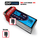 (CN)DXF 6S Lipo Battery 22.2V 100C 5200mAh Soft Case Battery with EC5 XT90 Connector for Car Truck Tank RC Buggy Truggy Racing Hobby