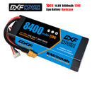 (CN)DXF 4S 8400 mAh 14.8V 120C Batteria Lipo ad Alta Capacità Hardcase con XT90 Spina per 1:8 Scala RC Auto, Multi-Rotore RC Aeroplano, RC Elicottero, RC Barca