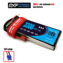 (CN)DXF 2S Lipo Battery 7.4V 60C 3300mAh Soft Case Battery with EC5 XT90 Connector for Car Truck Tank RC Buggy Truggy Racing Hobby