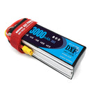 (CN)DXF 4S Lipo Battery 14.8V 30C 3000mAh Soft Case Battery with EC5 XT90 Connector for Car Truck Tank RC Buggy Truggy Racing Hobby