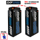 (CN)DXF 5mm 2S 6300mAh 7.6V 130C Batteria Lipo ad Alta Capacità Hardcase con XT90 Spina per 1:8 Scala RC Auto, Multi-Rotore RC Aeroplano, RC Elicottero, RC Barca