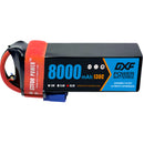 (CN)DXF 4S Lipo Battery 15.2V 130C 8000mAh Soft Case Battery with EC5 XT90 Connector for Car Truck Tank RC Buggy Truggy Racing Hobby