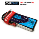 (CN)DXF 2S Lipo Battery 7.4V 60C 3500mAh Soft Case Battery with EC5 XT90 Connector for Car Truck Tank RC Buggy Truggy Racing Hobby