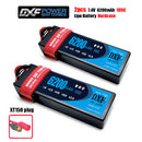 (CN)DXF 2S 6200 mAh 7.4V 100C Batteria Lipo ad Alta Capacità Hardcase con XT90 Spina per 1:8 Scala RC Auto, Multi-Rotore RC Aeroplano, RC Elicottero, RC Barca