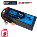 (CN)DXF High Voltage 4S 5200 mAh 14.8V 80C Batteria Lipo ad Alta Capacità Hardcase con XT90 Spina per 1:8 Scala RC Auto, Multi-Rotore RC Aeroplano, RC Elicottero, RC Barca