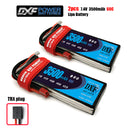 (CN)DXF 2S Lipo Battery 7.4V 60C 3500mAh Soft Case Battery with EC5 XT90 Connector for Car Truck Tank RC Buggy Truggy Racing Hobby
