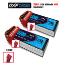 (CN)DXF 6S Lipo Battery 22.2V 80C 6200mAh Soft Case Battery with EC5 XT90 Connector for Car Truck Tank RC Buggy Truggy Racing Hobby