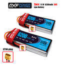 (CN)DXF 3S Lipo Battery 11.1V 50C  6200mAh Soft Case Battery with EC5 XT90 Connector for Car Truck Tank RC Buggy Truggy Racing Hobby