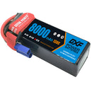 (CN)DXF 4S Lipo Battery 15.2V 130C 8000mAh Soft Case Battery with EC5 XT90 Connector for Car Truck Tank RC Buggy Truggy Racing Hobby