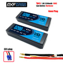 (CN)DXF 4mm 2S 5200mAh 7.4V 100C Batteria Lipo ad Alta Capacità Hardcase con XT90 Spina per 1:8 Scala RC Auto, Multi-Rotore RC Aeroplano, RC Elicottero, RC Barca
