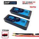 (CN)DXF 4mm 2S 5200mAh 7.4V 100C Batteria Lipo ad Alta Capacità Hardcase con XT90 Spina per 1:8 Scala RC Auto, Multi-Rotore RC Aeroplano, RC Elicottero, RC Barca