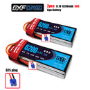 (CN)DXF 3S Lipo Battery 11.1V 50C  6200mAh Soft Case Battery with EC5 XT90 Connector for Car Truck Tank RC Buggy Truggy Racing Hobby