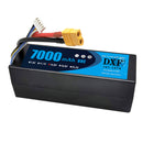 (CN)DXF 4S 7000 mAh 14.8 V 60C Batteria Lipo ad Alta Capacità Hardcase con XT90 Spina per 1:8 Scala RC Auto, Multi-Rotore RC Aeroplano, RC Elicottero, RC Barca
