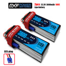 (CN)DXF 6S Lipo Battery 22.2V 100C 3800mAh Soft Case Battery with EC5 XT90 Connector for Car Truck Tank RC Buggy Truggy Racing Hobby