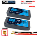 (CN)DXF 4mm 2S 6500mAh 7.4V 100C Batteria Lipo ad Alta Capacità Hardcase con XT90 Spina per 1:8 Scala RC Auto, Multi-Rotore RC Aeroplano, RC Elicottero, RC Barca