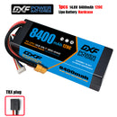 (CN)DXF 4S 8400 mAh 14.8V 120C Batteria Lipo ad Alta Capacità Hardcase con XT90 Spina per 1:8 Scala RC Auto, Multi-Rotore RC Aeroplano, RC Elicottero, RC Barca