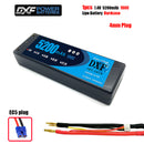 (CN)DXF 4mm 2S 5200mAh 7.4V 100C Batteria Lipo ad Alta Capacità Hardcase con XT90 Spina per 1:8 Scala RC Auto, Multi-Rotore RC Aeroplano, RC Elicottero, RC Barca