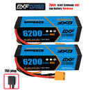 (CN)DXF High Voltage 4S 6200 mAh 14.8V 80C Batteria Lipo ad Alta Capacità Hardcase con XT90 Spina per 1:8 Scala RC Auto, Multi-Rotore RC Aeroplano, RC Elicottero, RC Barca