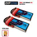 (CN)DXF 2S Lipo Battery 7.4V 60C 3800mAh Soft Case Battery with EC5 XT90 Connector for Car Truck Tank RC Buggy Truggy Racing Hobby
