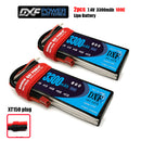 (CN)DXF 2S Lipo Battery 7.4V 100C 3300mAh Soft Case Battery with EC5 XT90 Connector for Car Truck Tank RC Buggy Truggy Racing Hobby