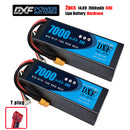 (CN)DXF 4S 7000 mAh 14.8 V 60C Batteria Lipo ad Alta Capacità Hardcase con XT90 Spina per 1:8 Scala RC Auto, Multi-Rotore RC Aeroplano, RC Elicottero, RC Barca