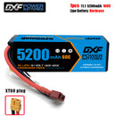 (CN)DXF 3S 5200 mAh 11.1V 60C Batteria Lipo ad Alta Capacità Hardcase con XT90 Spina per 1:8 Scala RC Auto, Multi-Rotore RC Aeroplano, RC Elicottero, RC Barca
