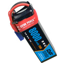 (CN)DXF 4S Lipo Battery 15.2V 130C 8000mAh Soft Case Battery with EC5 XT90 Connector for Car Truck Tank RC Buggy Truggy Racing Hobby