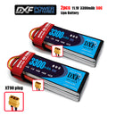 (CN)DXF 3S Lipo Battery 11.1V 50C 3300mAh Soft Case Battery with EC5 XT90 Connector for Car Truck Tank RC Buggy Truggy Racing Hobby