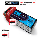 (CN)DXF 6S Lipo Battery 22.2V 100C 5200mAh Soft Case Battery with EC5 XT90 Connector for Car Truck Tank RC Buggy Truggy Racing Hobby
